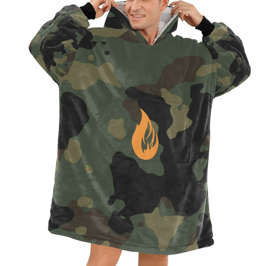 Blanket Hoodie- Men - Bonfire Hustle