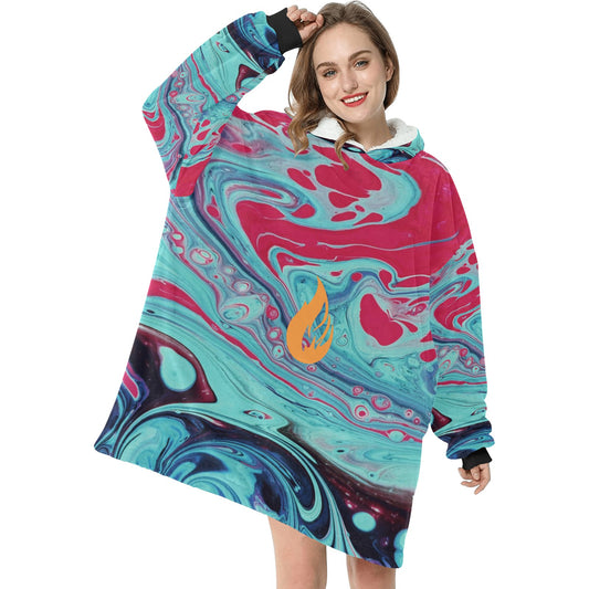 Blanket Hoodie- Women - Bonfire Hustle