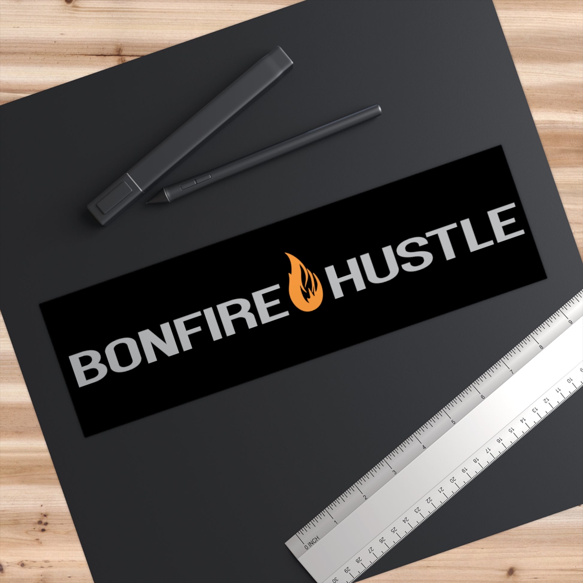 Bonfire Bumper Stickers - Bonfire Hustle