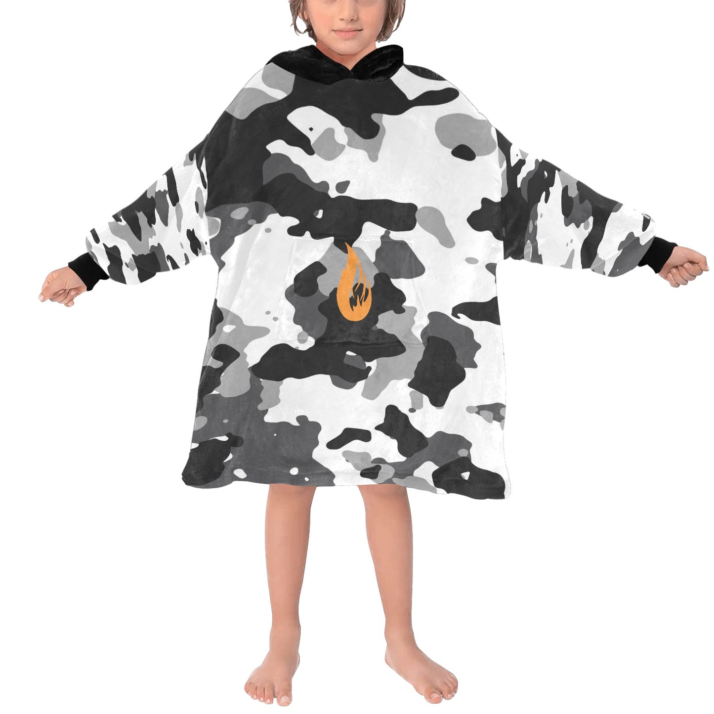 Bonfire Blanket Hoodie- youth - Bonfire Hustle