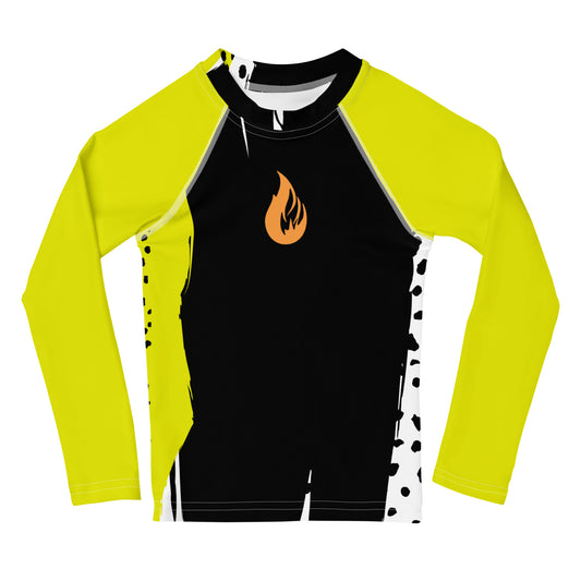 Kids Rash Guard - Bonfire Hustle