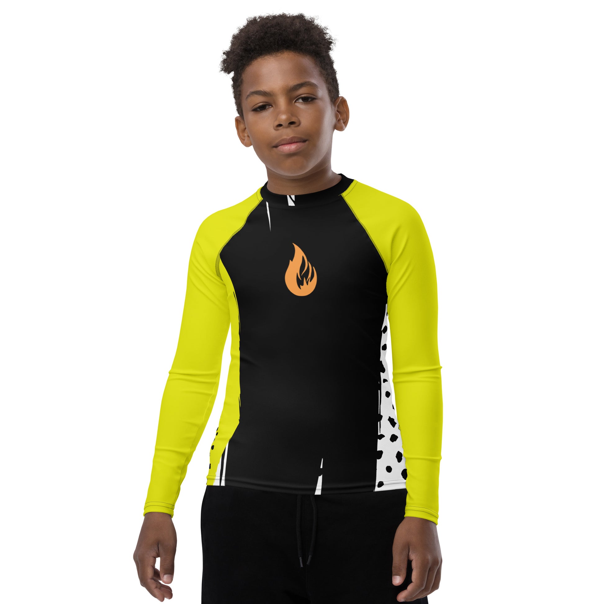 Youth Rash Guard - Bonfire Hustle