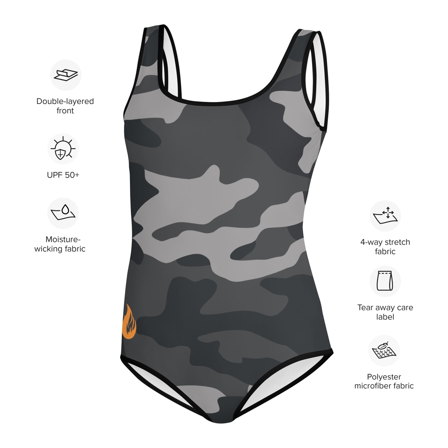 Bonfire Youth Swimsuit - Bonfire Hustle