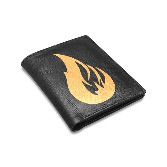 Custom Leather Wallet - Bonfire Hustle