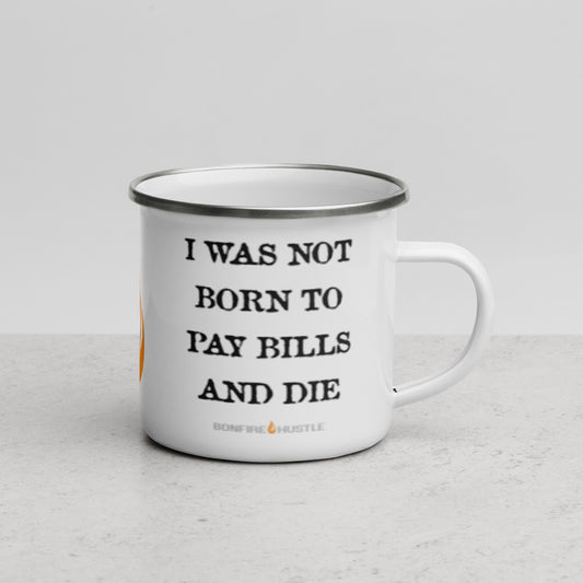 Enamel Camp Mug - Bonfire Hustle