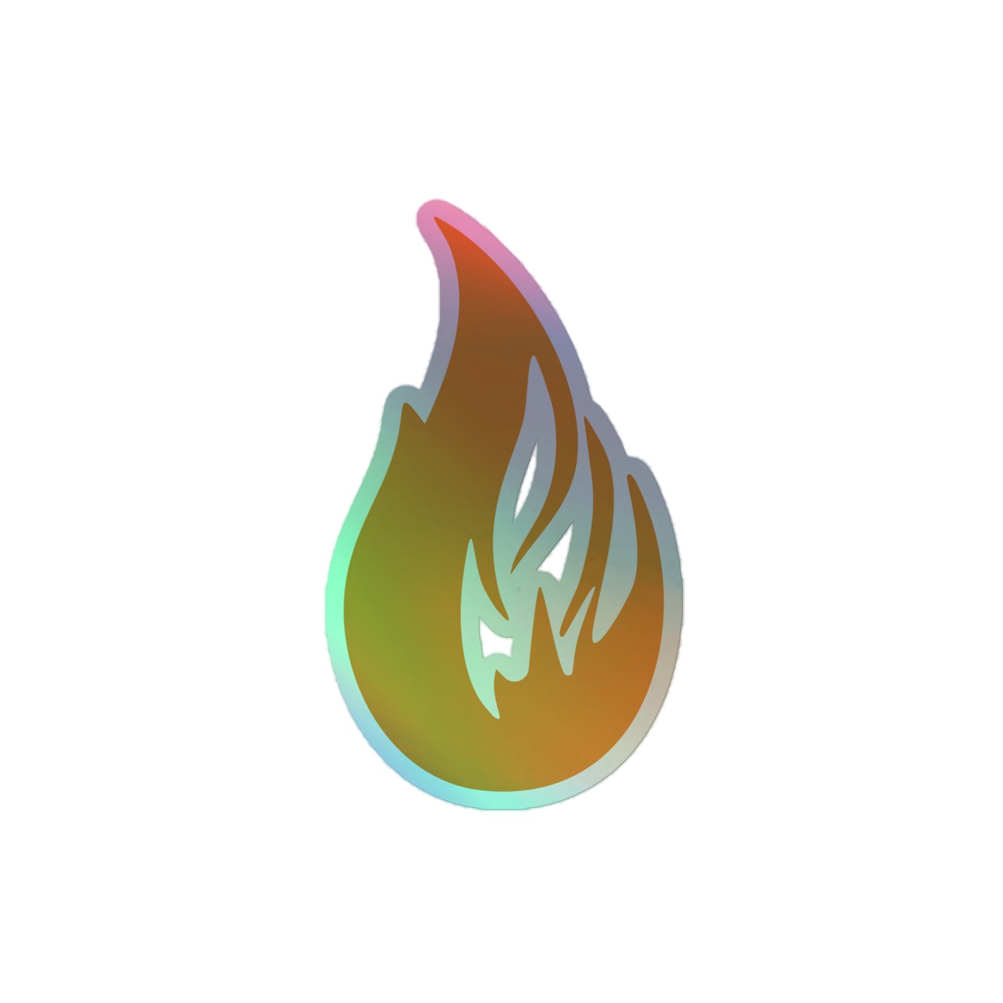 Holographic stickers - Bonfire Hustle