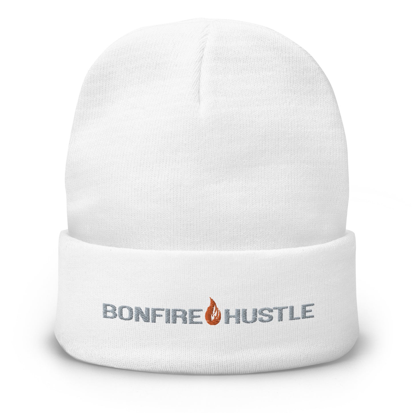 Embroidered Bonfire Beanie - Bonfire Hustle