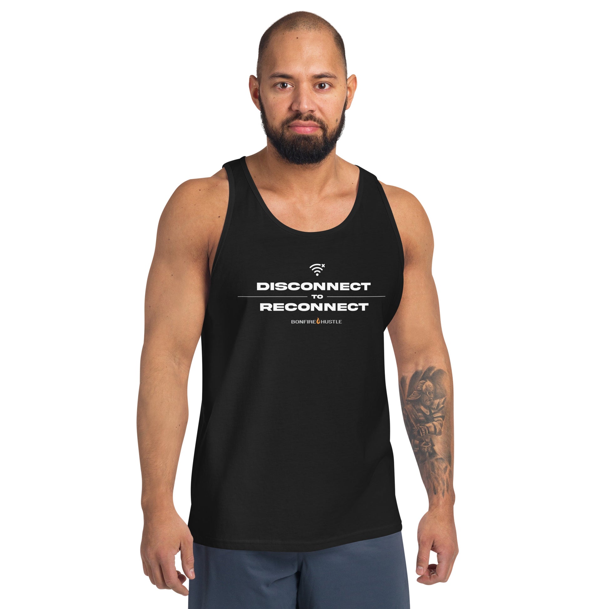 Men's Tank Top - Bonfire Hustle