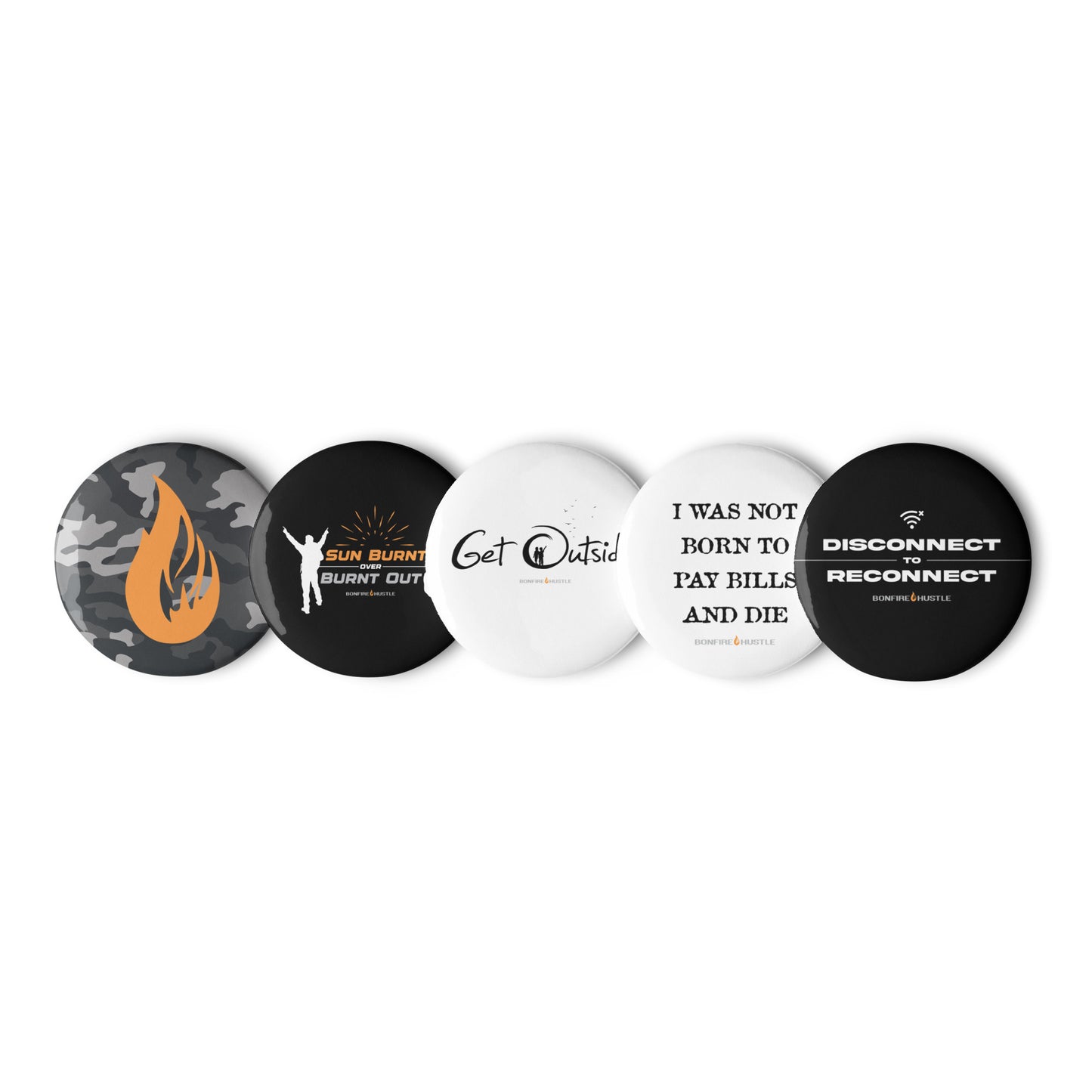 Bonfire pin set - Bonfire Hustle