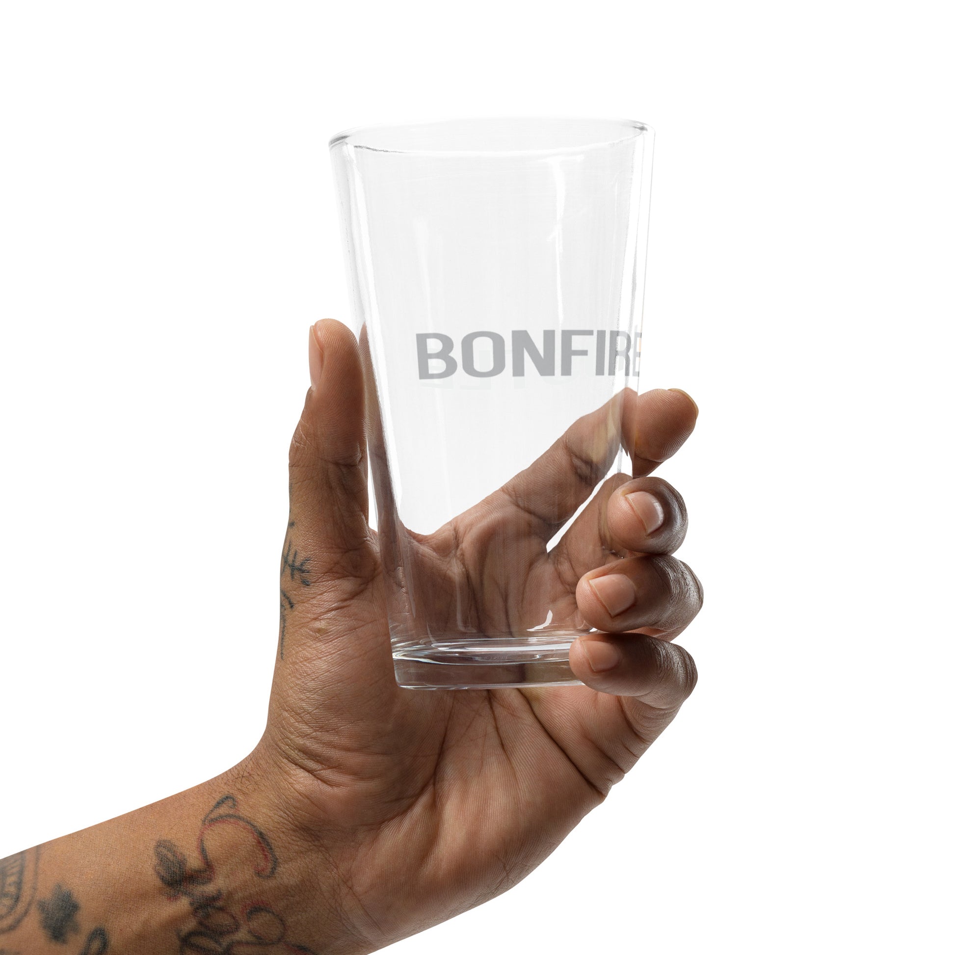 Bonfire Shaker 16oz pint glass - Bonfire Hustle