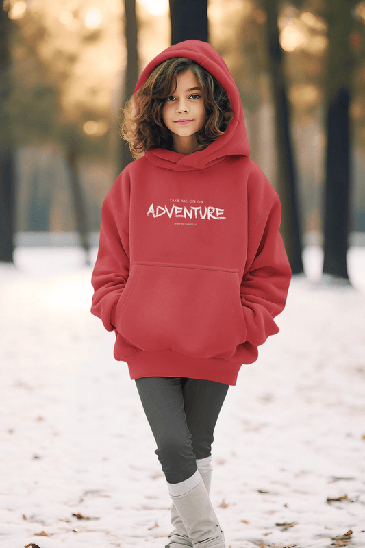 Youth Heavy Blend Hooded Sweatshirt - Bonfire Hustle