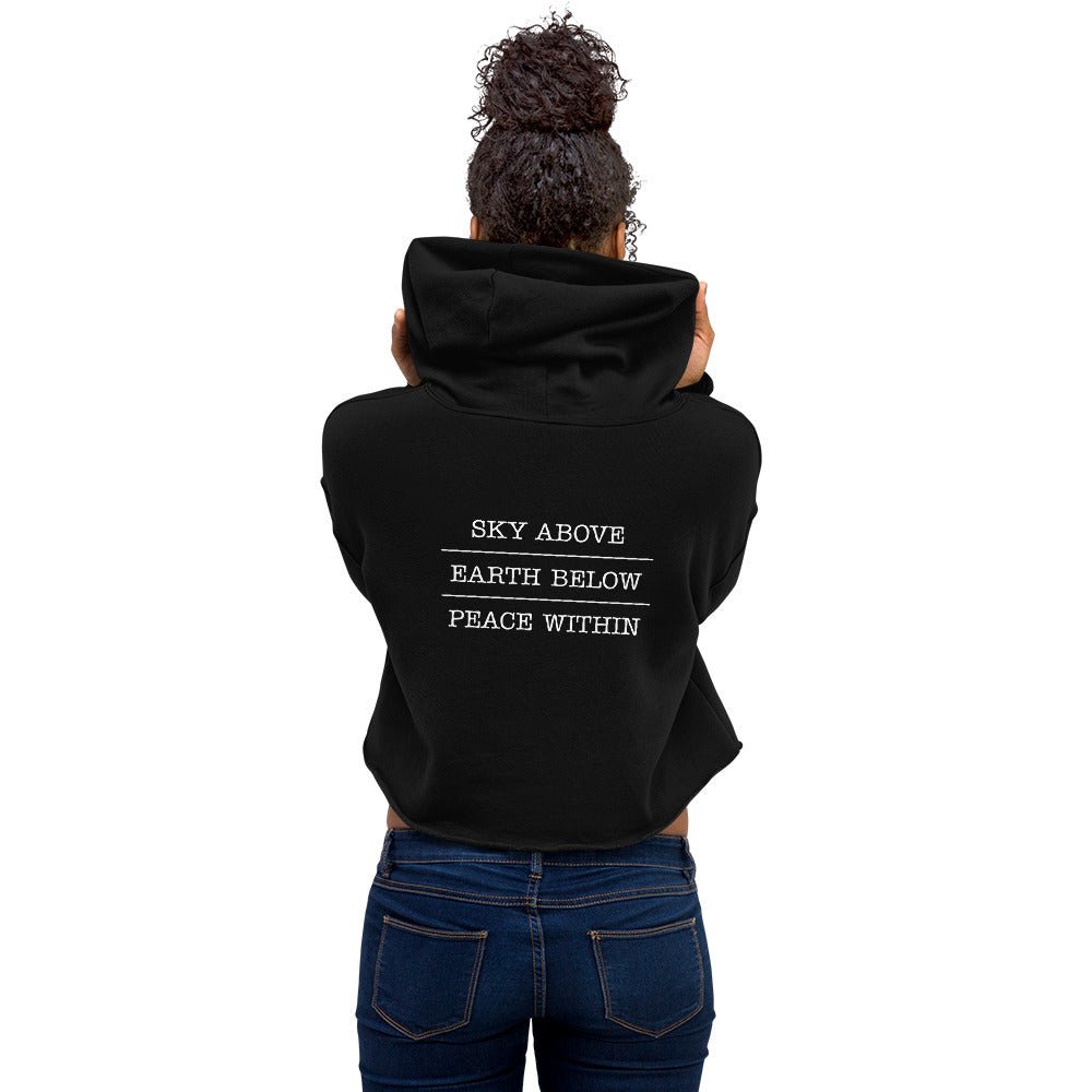 Crop Hoodie - Bonfire Hustle