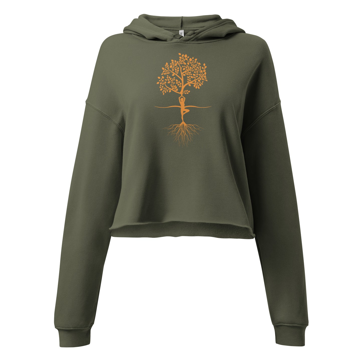 Crop Hoodie - Bonfire Hustle