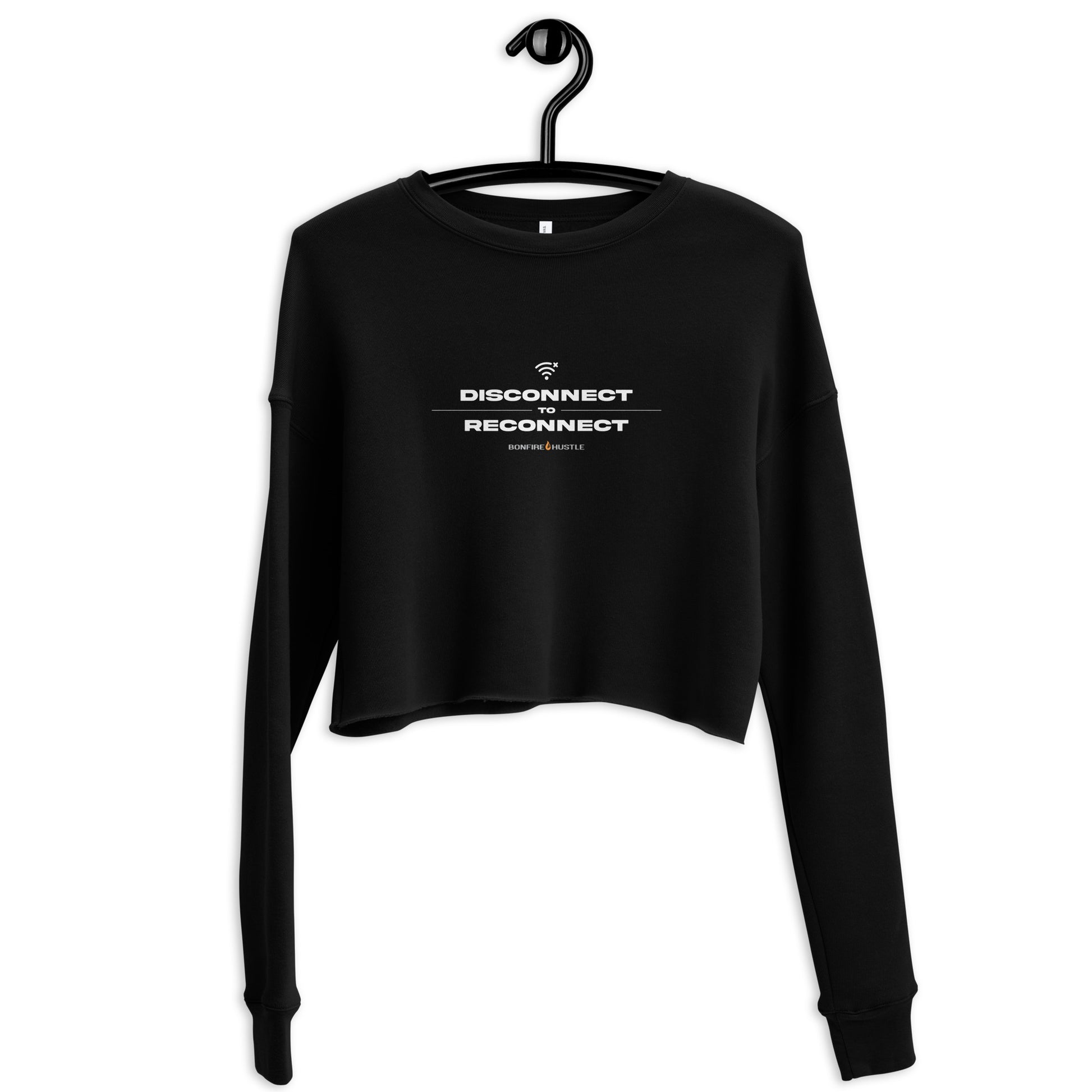 Crop Sweatshirt - Bonfire Hustle