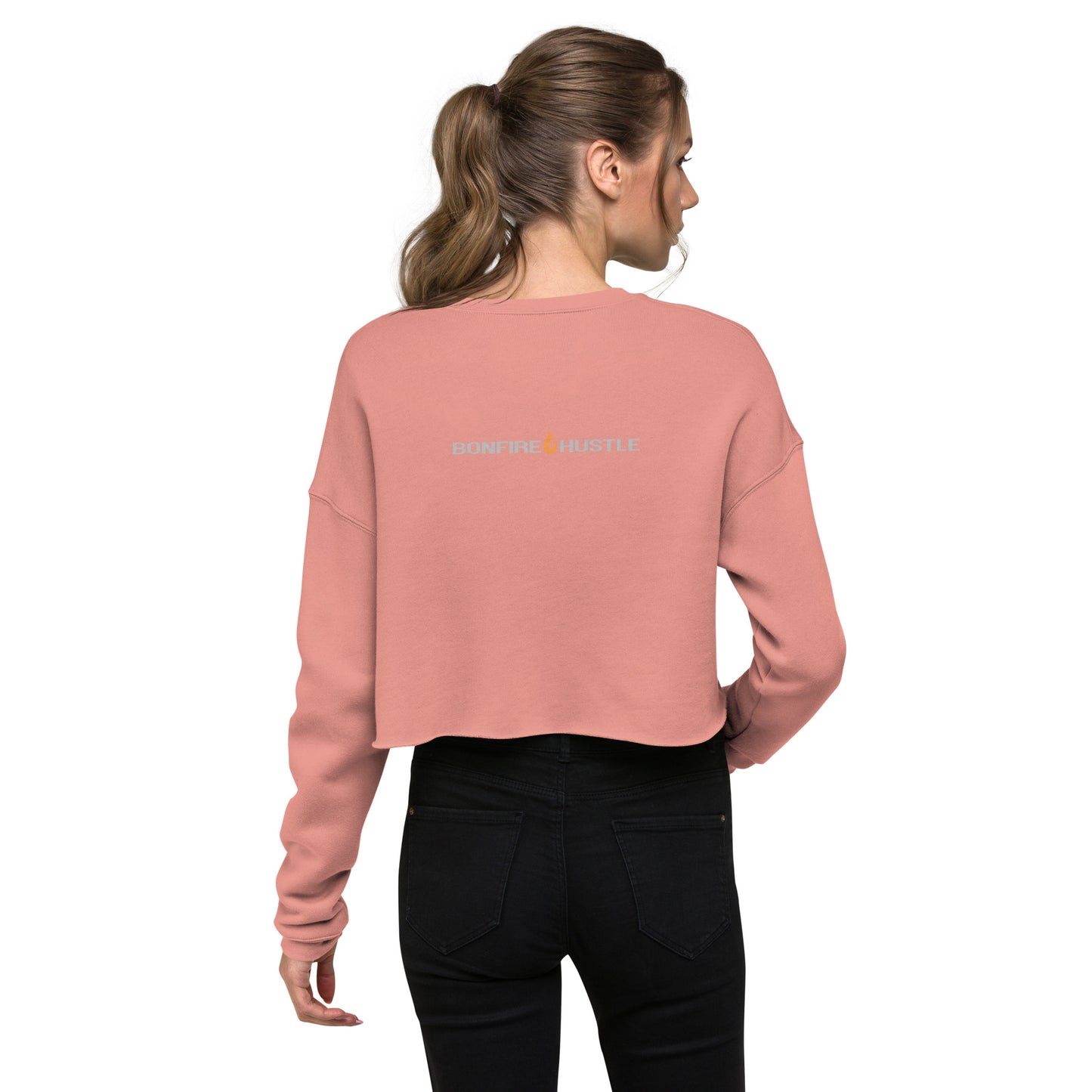 Crop Sweatshirt - Bonfire Hustle