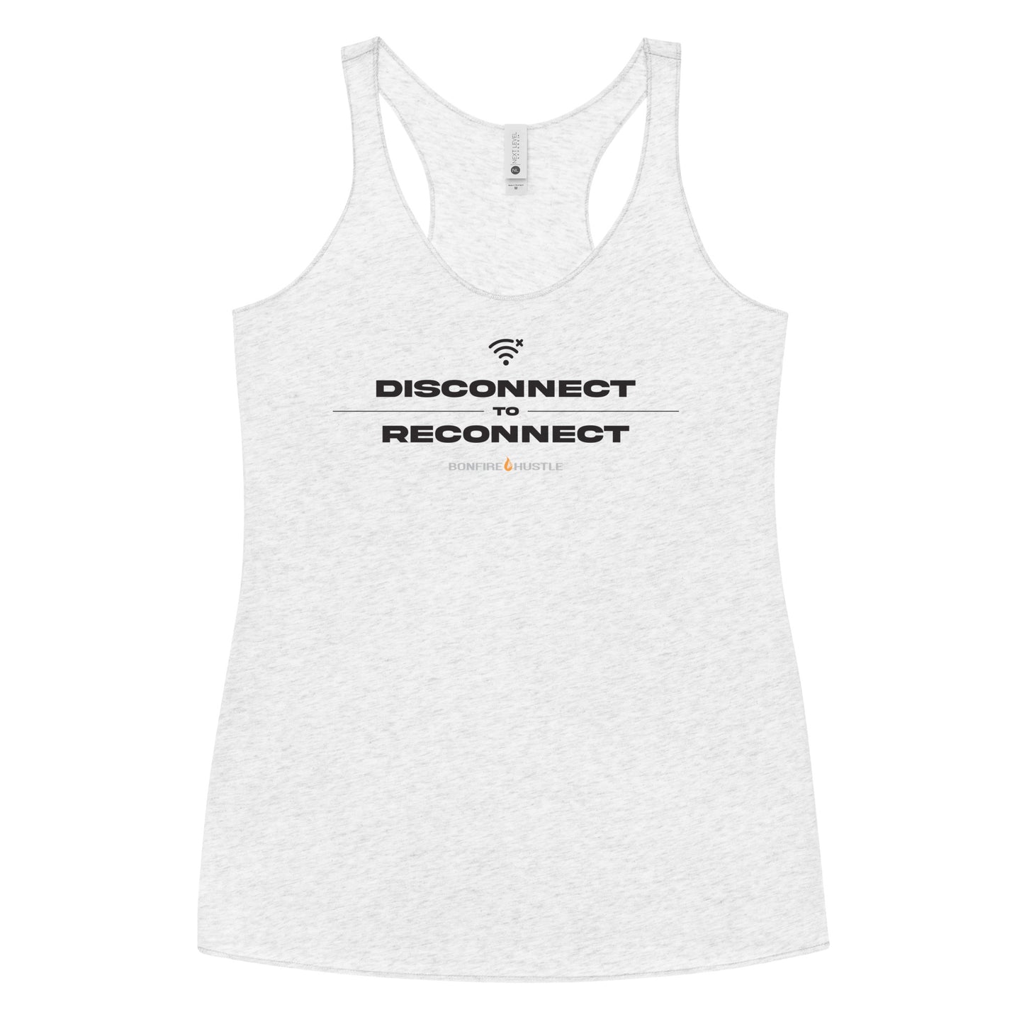 Women's Racerback Tank - Bonfire Hustle