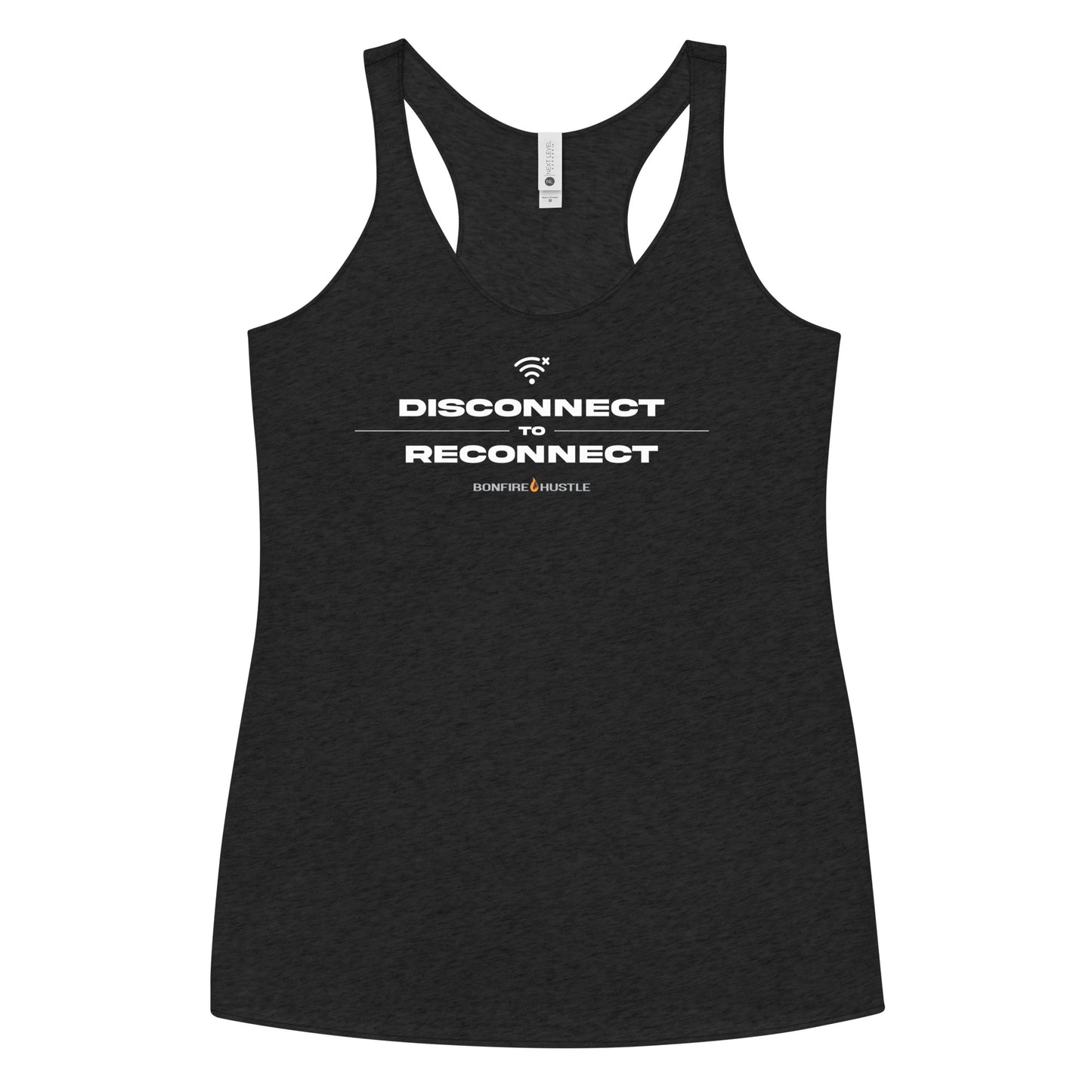 Women's Racerback Tank - Bonfire Hustle